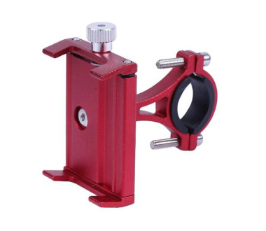 Тримач телефону (кріплення на кермо) HFCM-14 алюміній червоний