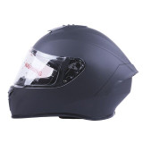 Шолом MD-813 чорний матовий, прозоре скло size S - VIRTUE