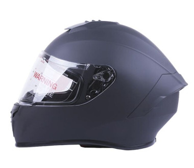 Шолом MD-813 чорний матовий, прозоре скло size S - VIRTUE