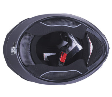 Шолом MD-813 чорний матовий, прозоре скло size S - VIRTUE