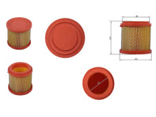 Елемент повітряного фільтра XY250GY-6B YBX