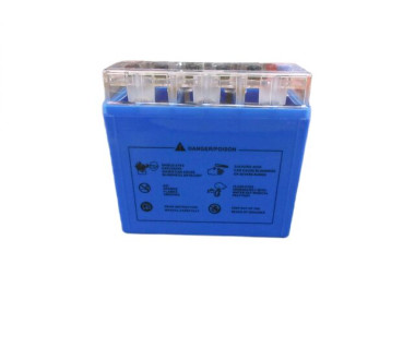 Акумулятор гелевий TTG 12N7-BS 7АH 137×76×128 мм синій, з індикатором