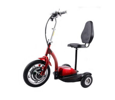 Электросамокат с сиденьем (сиденье - спинка) (красный) T06-1 36V350W 12AH - SM