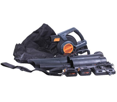 Пилосос садовий "Воздуходув" акумуляторний SF8A512 40V 2 АКБ (4A; 4A) + зарядний пристрій - TTG