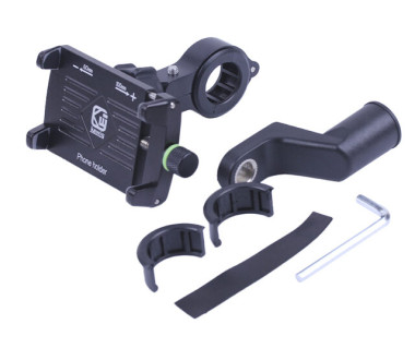 Тримач телефону (кріплення на кермо) чорний M7 (Kewiq)