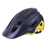 Шлем защитный черный с желтым size L - TTG