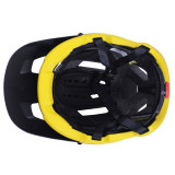 Шолом захисний чорний із жовтим size L - TTG