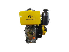 Двигун 186F – дизель (під шпонку діаметр 25 мм) (9 к.с.) – YBX