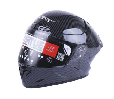 Шолом MD-821 чорний глянсовий size S - VIRTUE