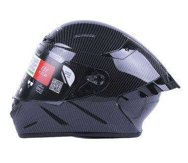 Шолом MD-821 чорний глянсовий size S - VIRTUE