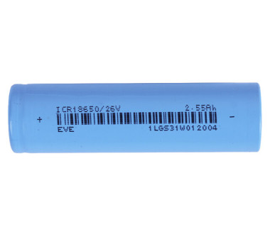 Акумуляторна батарея 3.6V 3C 18650 2500mAh