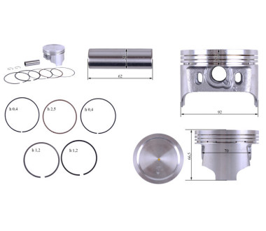 Поршневий комплект 92,00 мм STD-192F - GN 5-6 KW