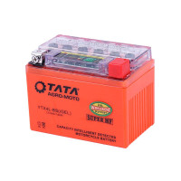 Аккумулятор гелевый, 4AH-YTX4L-BS, оранж., 114*70*86 мм, С ИНДИКАТОРОМ - OUTDO