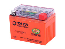 Акумулятор гелевий, 4AH-YTX4L-BS, помаранч., 114*70*86 мм, З ІНДИКАТОРОМ - OUTDO