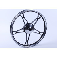 Диск передний литой, барабанный тормоз 17*1,2 (black) 2,5kg - Дельта/Альфа