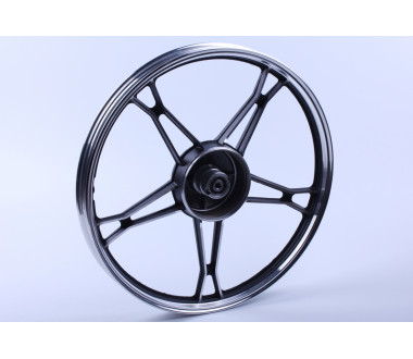 Диск передній литий, барабанне гальмо 17*1,2 (black) 2,5kg - Дельта/Альфа