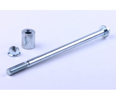 Вісь колеса переднього діаметр 10 мм у комплекті - Дельта/Альфа