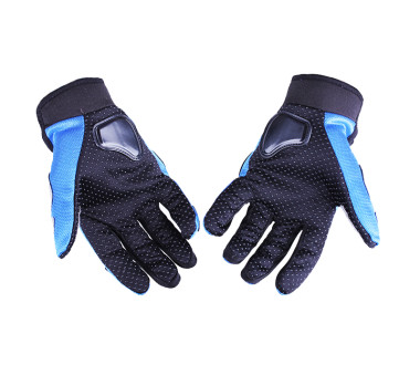 Моторукавички синій текстиль size XL