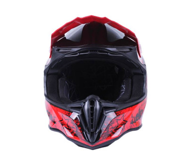Шлем MD-902 черный с красным size XS - VIRTUE