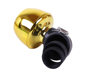 Фільтр нульовий "Турбіна" з крильчаткою золото Ø48 мм 90° - АМ