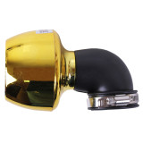 Фільтр нульовий "Турбіна" з крильчаткою золото Ø48 мм 90° - АМ