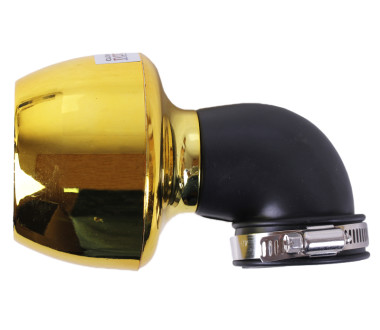 Фільтр нульовий "Турбіна" з крильчаткою золото Ø48 мм 90° - АМ