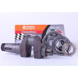 Колінвал у зборі + шестерня - ZUBR original - 195N - Premium