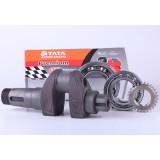 Колінвал у зборі + шестерня - ZUBR original - 195N - Premium