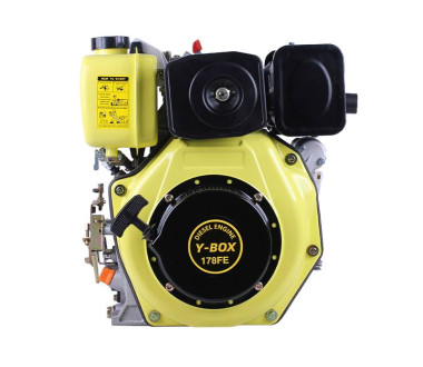 Двигун дизельний 178FE YBX (під шліци, 25 мм) 6 к.с.
