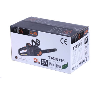 Пила акумуляторна SF8J116 TTG, 16 дюймів, 40V, 2 АКБ (4A; 4A), із зарядним пристроєм
