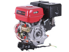 Двигун бензиновий 188FE ТАТА з електростартером (вихід валу під конус) 13 к.с.