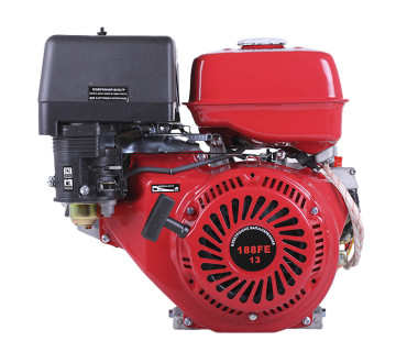 Двигун бензиновий 188FE ТАТА з електростартером (вихід валу під конус) 13 к.с.