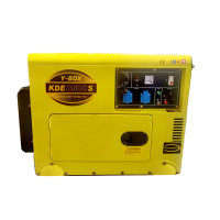 Генератор бесшумный дизельный YBX KDE7000S 4.5KW однофазный со свечой накала