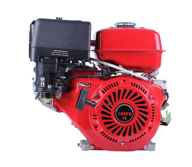 Двигатель бензиновый 192FE ТАТА (с выходом вала под шлиц, 25 мм) 16 л.с. с электростартером