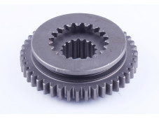 Шестерня підвищеної/зниженої передачі рухома Z-18/20/43 Foton 244, ДТЗ 244, Jinma 244/264