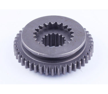 Шестерня підвищеної/зниженої передачі рухома Z-18/20/43 Foton 244, ДТЗ 244, Jinma 244/264