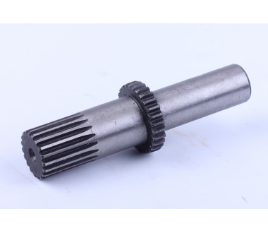 Вал приводу переднього мосту вихідний L-143 мм Z-19/28 Foton 244, Jinma 244/264