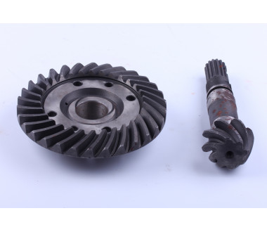 Головна пара переднього мосту (шестерня коніч. провідна + шестерня коніч. ведена L-175 мм Z-30/Z-8) Xingtai