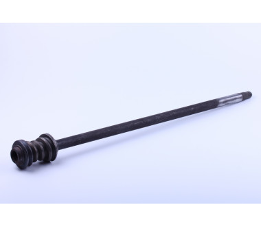 Вал рульового механізму L-630 мм (з черв'яком) - Jinma 200/204/240/244