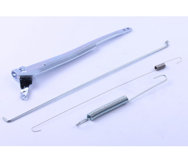 Важіль приводу дросельної заслінки + тяга + пружина - 188F