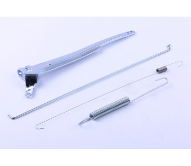 Важіль приводу дросельної заслінки + тяга + пружина - 188F