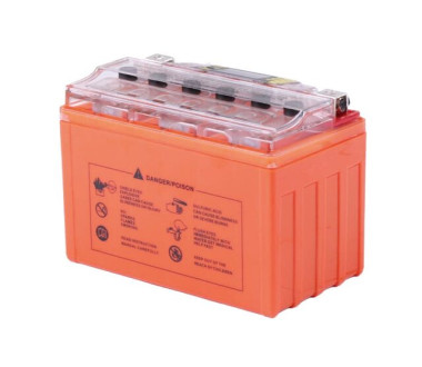 Аккумулятор гелевый, 9АH-YTX9-BS, оранж., 150*85*105 мм, С ДИСПЛЕЕМ - OUTDO