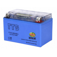 Акумулятор гелевий TTG YTX7A-BS 7АH, 150×87×94 мм синій, з індикатором