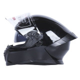 Шлем для мотоцикла 800 TTG (черный глянцевый, size L)