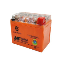 Аккумулятор гелевый ТТ AGRO MOTO YTX4L-BS TT 4AH, 113×70×85 мм на инверторный генератор, оранжевый, с индикатором