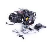 Двигун 110CC - Дельта/Альфа/Актив, механіка + електростартер + карбюратор, BLACK - TATA LUX