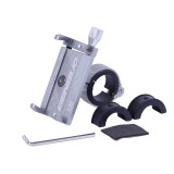 Тримач телефону (кріплення на кермо) HFCM-16 алюміній сірий