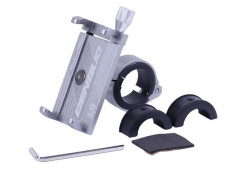 Тримач телефону (кріплення на кермо) HFCM-16 алюміній сірий