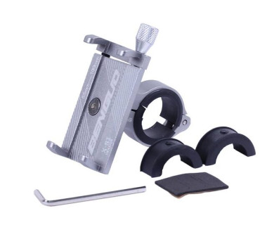 Тримач телефону (кріплення на кермо) HFCM-16 алюміній сірий
