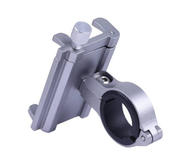 Тримач телефону (кріплення на кермо) HFCM-16 алюміній сірий